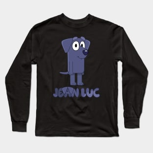 Jean-Luc is dark blue Long Sleeve T-Shirt